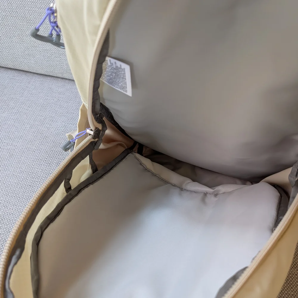 The North Face Purple and Tan Backpack - Picture 4 of 5